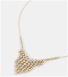Ondyn Fringe 14kt gold necklace with diamonds