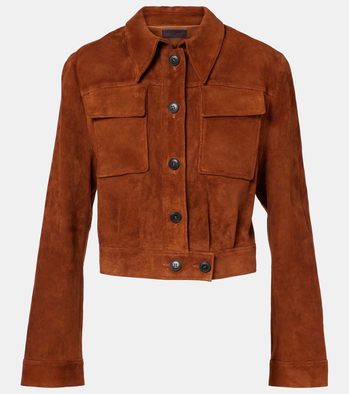 Stouls Leoncino cropped leather jacket