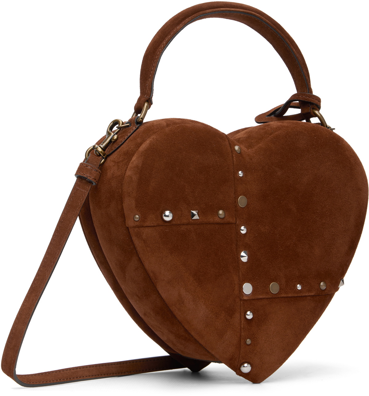 Moschino Brown 'Love Me' Bag