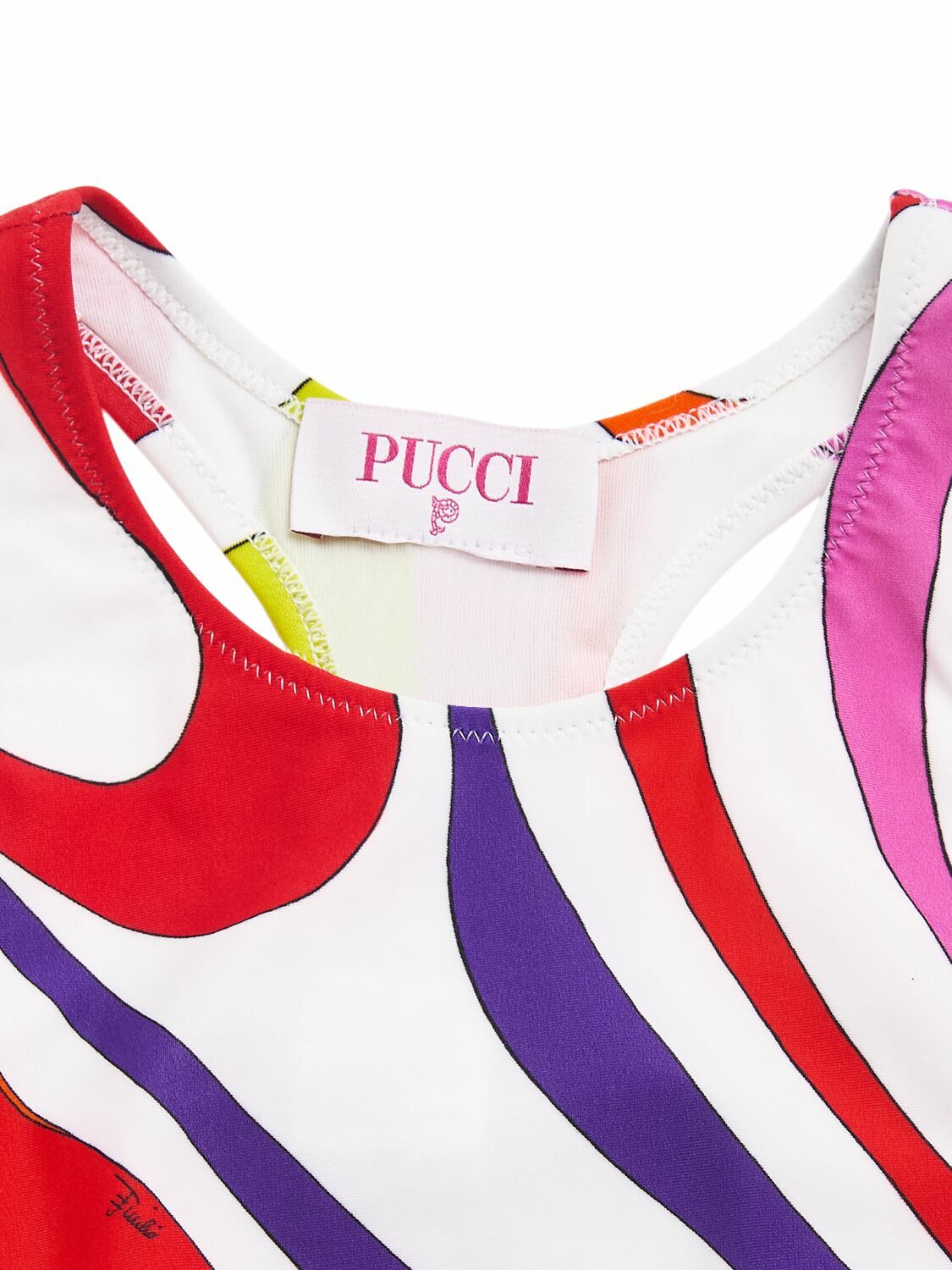 PUCCI Printed Lycra One Piece Swimsuit Emilio Pucci