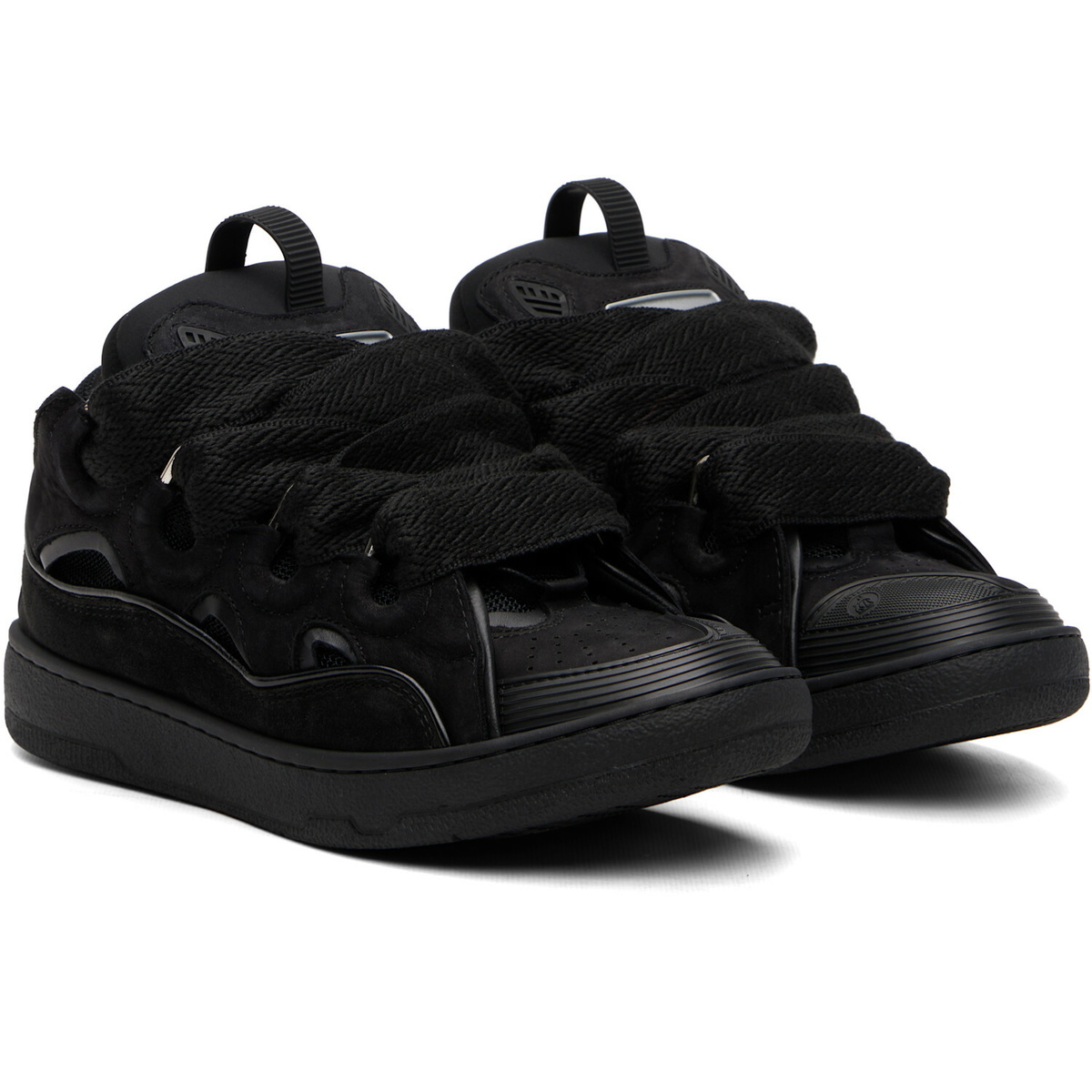 Lanvin Black Curb Sneakers