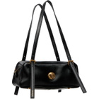 Versace Black Emblème Nappa Bowling Bag