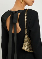 Roksanda Zari Crepe Maxi Dress Black