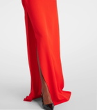 Gucci GG crystal-embellished crêpe gown