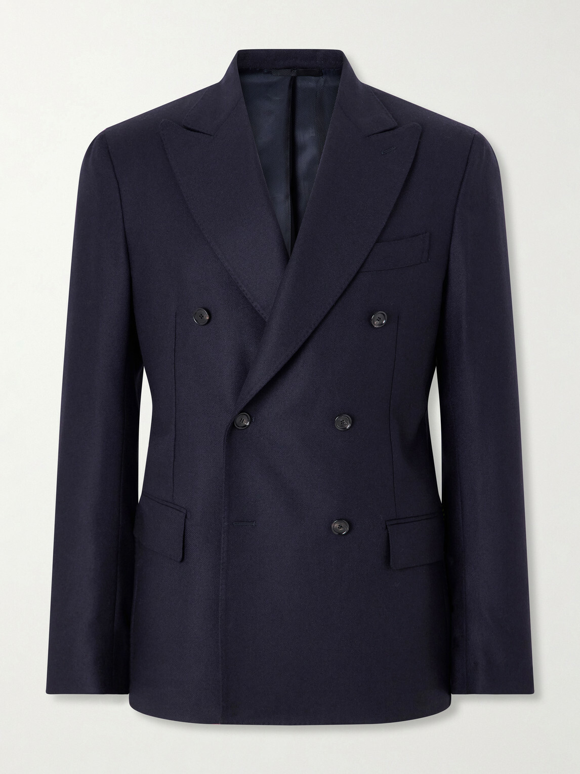 De Petrillo - Sorrento Wool-Twill Suit Jacket - Blue