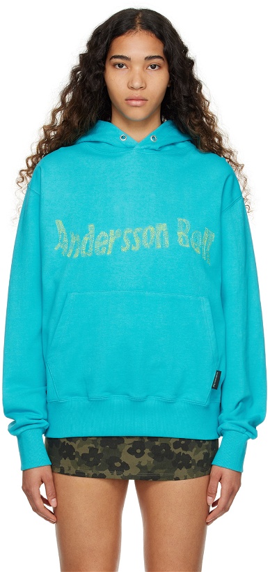 Photo: Andersson Bell Blue Embroidered Hoodie