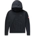 Cav Empt - Logo-Embroidered Loopback Cotton-Jersey Hoodie - Black