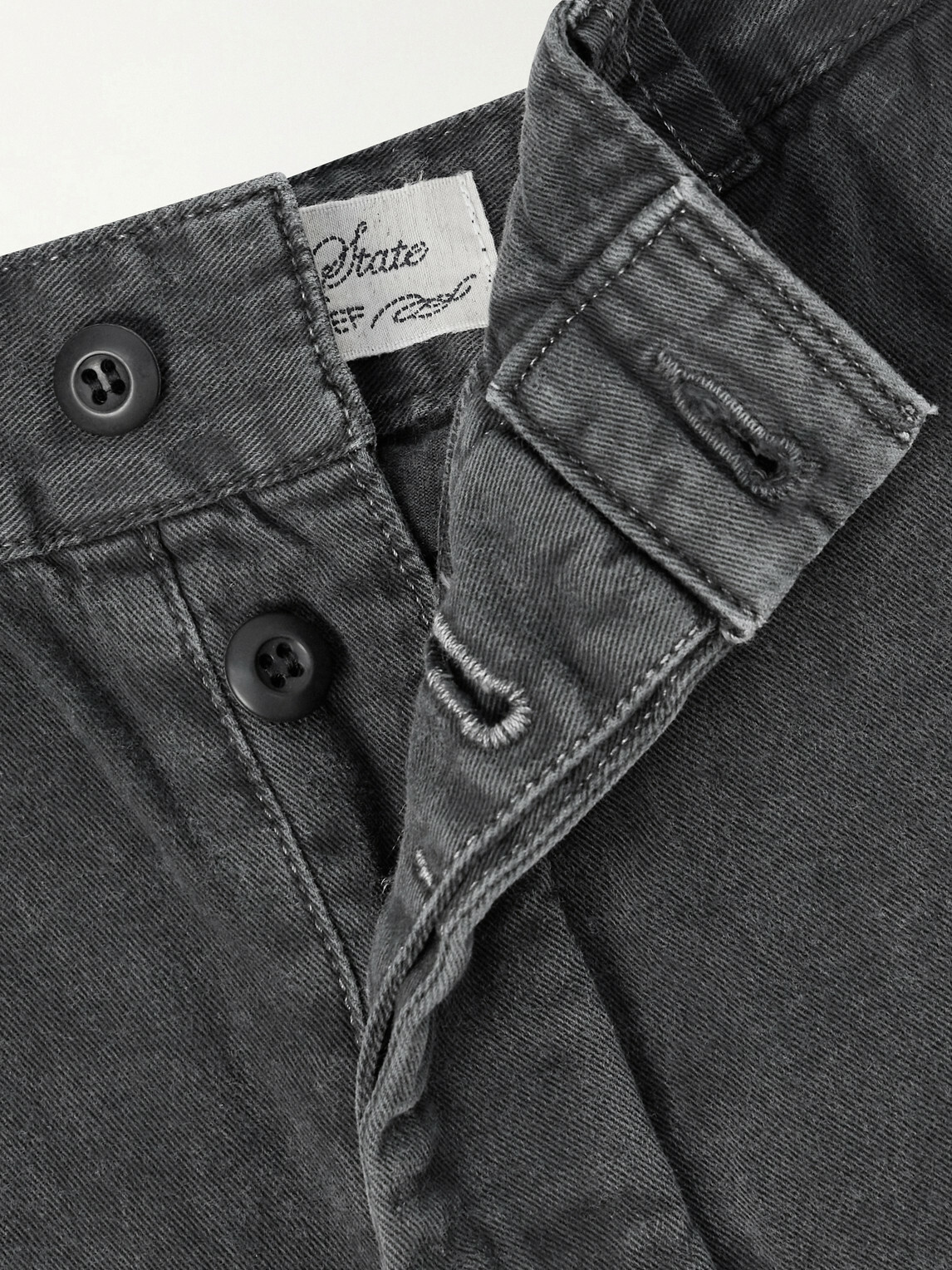 Remi Relief - Straight-Leg Cotton-Twill Trousers - Black