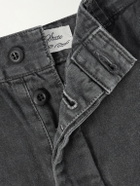 Remi Relief - Straight-Leg Cotton-Twill Trousers - Black