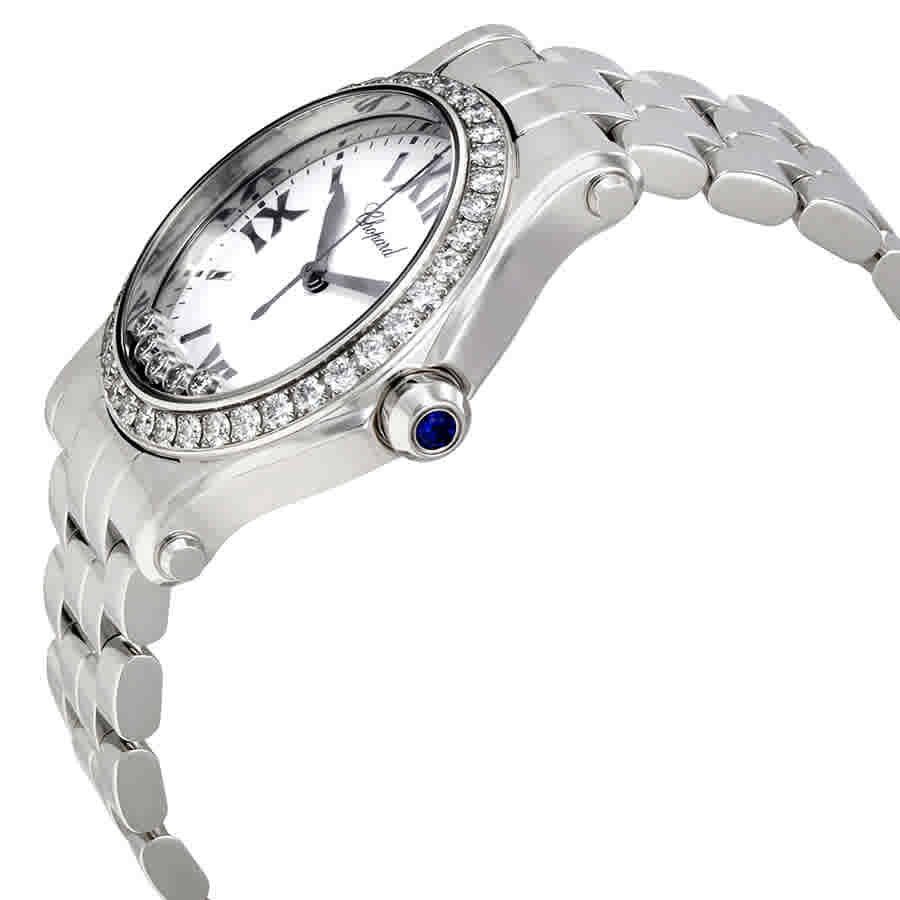 Chopard Happy Sport White Dial Ladies Watch 278582-3004