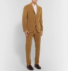Boglioli - Tan Slim-Fit Stretch-Cotton Corduroy Suit Trousers - Tan