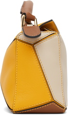 Loewe Yellow & Tan Mini Puzzle Bag
