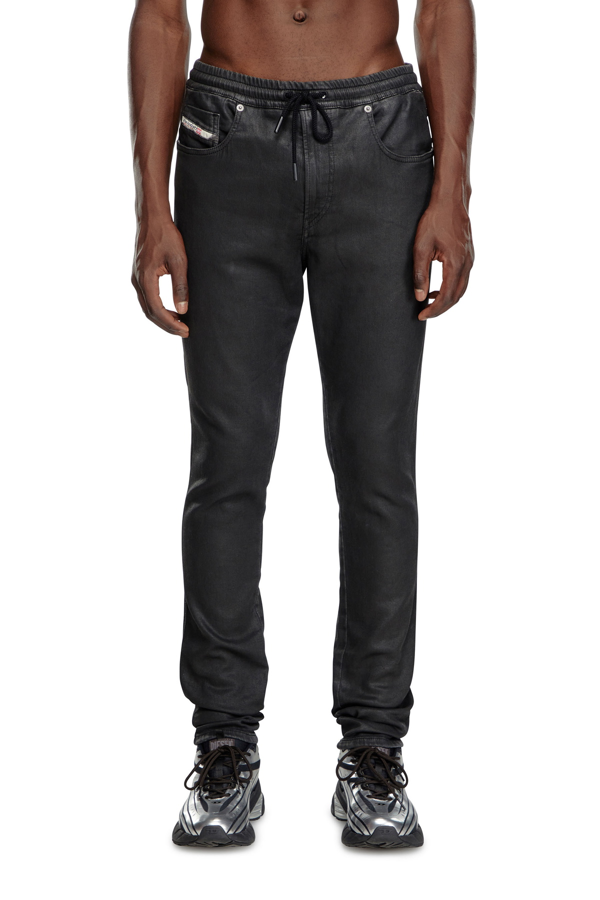 Diesel Slim 2060 D-Strukt Joggjeans - Jeans Mens in Black Diesel