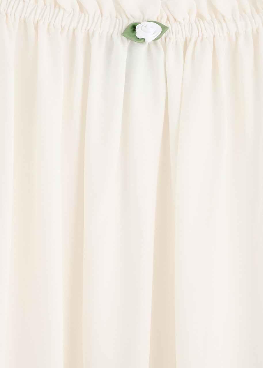 Sleeper Zephir Off-the-shoulder Maxi Dress White