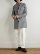 Herno - Convertible Padded Wool-Blend and Quilted Shell Coat - Gray