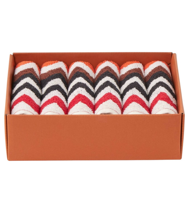 Photo: Missoni Zigzag set of 6 cotton face towels