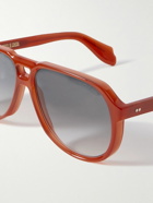 Cutler and Gross - 9782 Aviator-Style Acetate Sunglasses