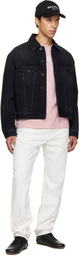 Balmain Black Faded Denim Jacket