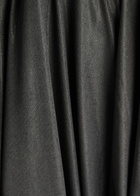 Norma Kamali Double-breasted Coated Stretch-jersey Blazer Charcoal