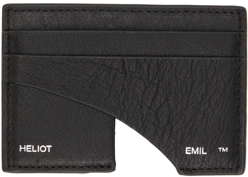 Photo: HELIOT EMIL Black Leather Card Holder