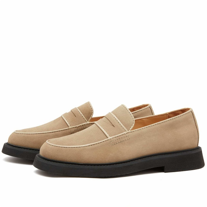 Photo: A.P.C. Men's Gael Loafer in Taupe