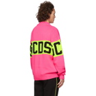 GCDS Pink Logo Sweater