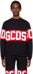 GCDS Black Band Sweatshirt
