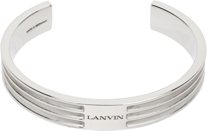 Photo: Lanvin Silver Gordon Rigid Bracelet