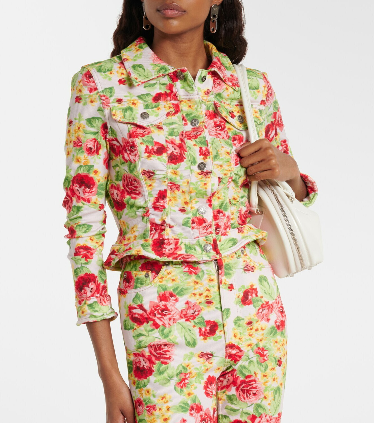 Acne Studios Ojalva floral denim jacket