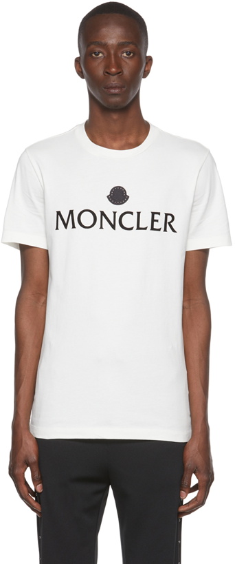 Photo: Moncler Off-White Cotton T-Shirt