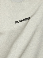 JIL SANDER - Cotton Jersey Sweatshirt W/ Printed Logo