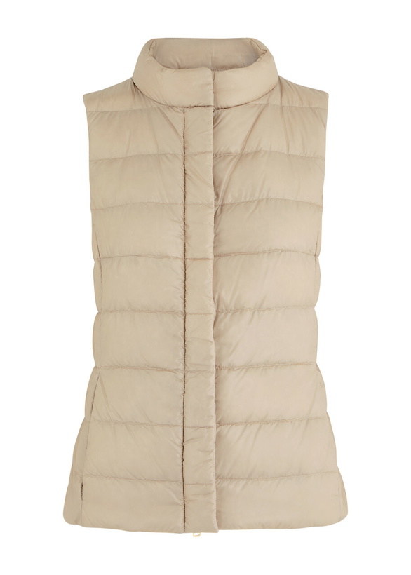 Photo: Herno Giulia Quilted Shell Gilet Cream