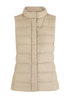 Herno Giulia Quilted Shell Gilet Cream