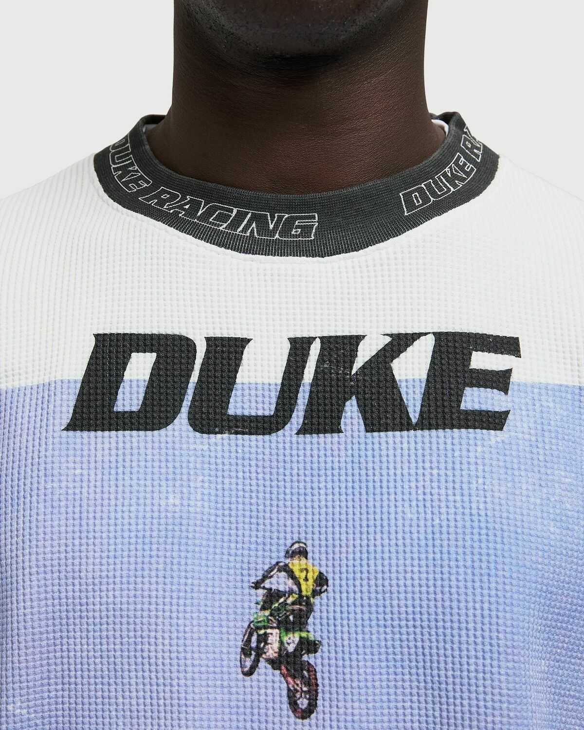 Motorcross Long Sleeve Waffle Top