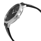 Hermes Slim D Quartz Diamond Black Dial Ladies Watch 044834WW00