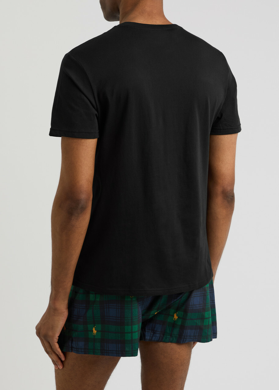 Polo Ralph Lauren Plaid Short Cotton Pyjama set Black L