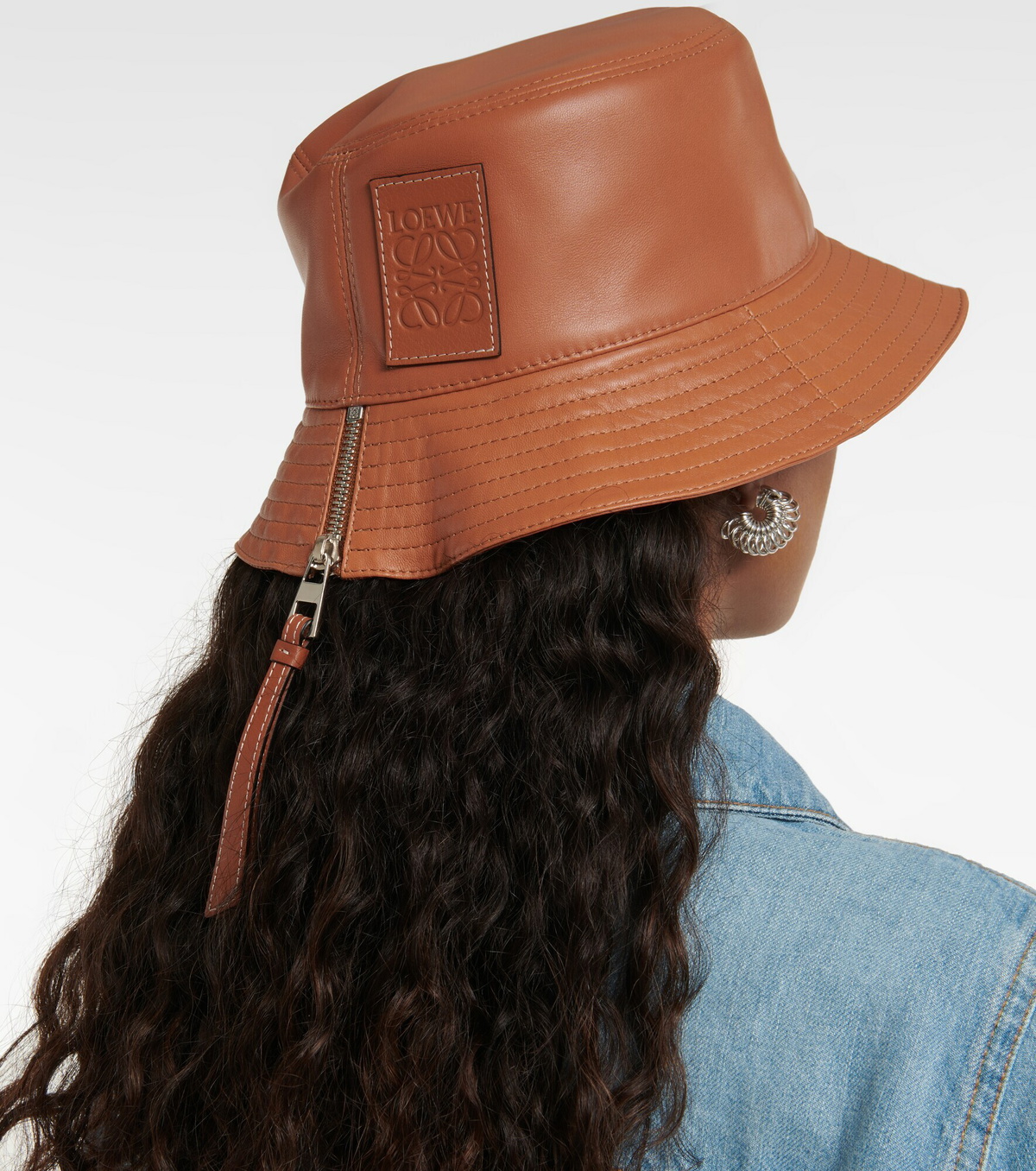 Loewe Blue Anagram Patch Bucket Hat