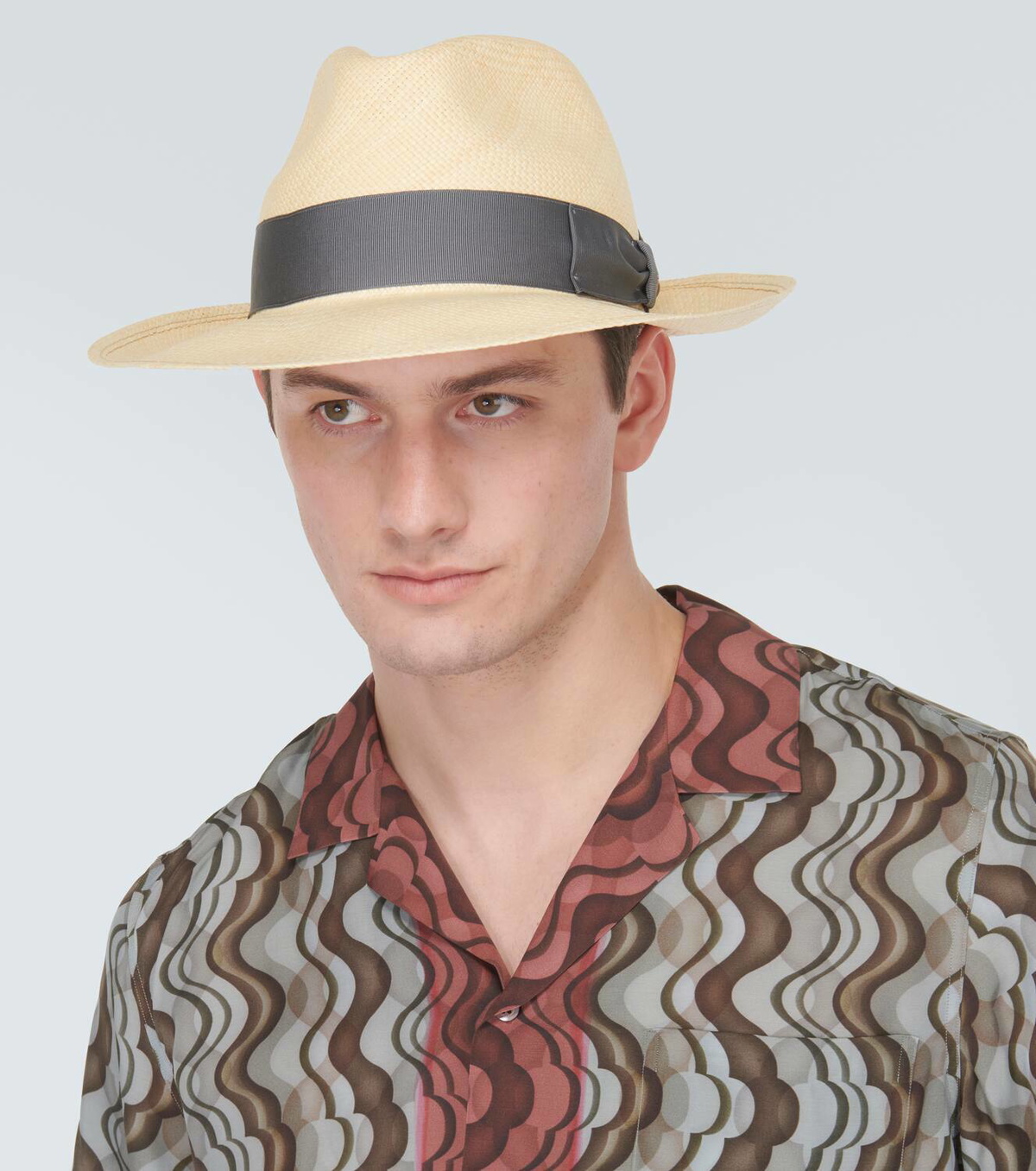 Borsalino Amedeo straw Panama hat Borsalino