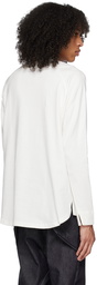 CCP White Henry Long Sleeve T-Shirt