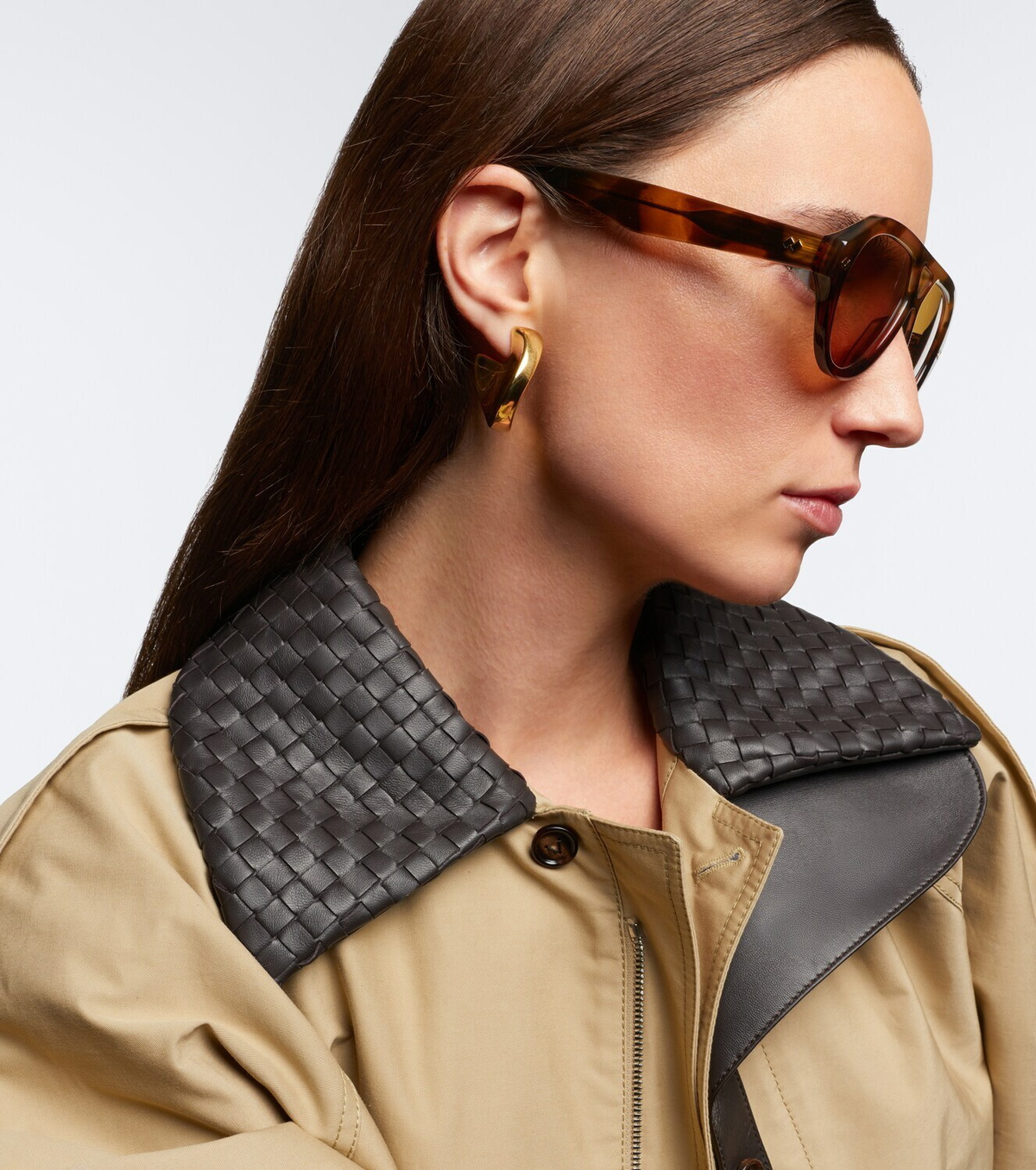 Bottega Veneta Ribbon aviator sunglasses