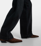 Khaite Hewitt high-rise straight jeans