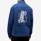 Palmes Men's Tower Zip Jacket in Blue