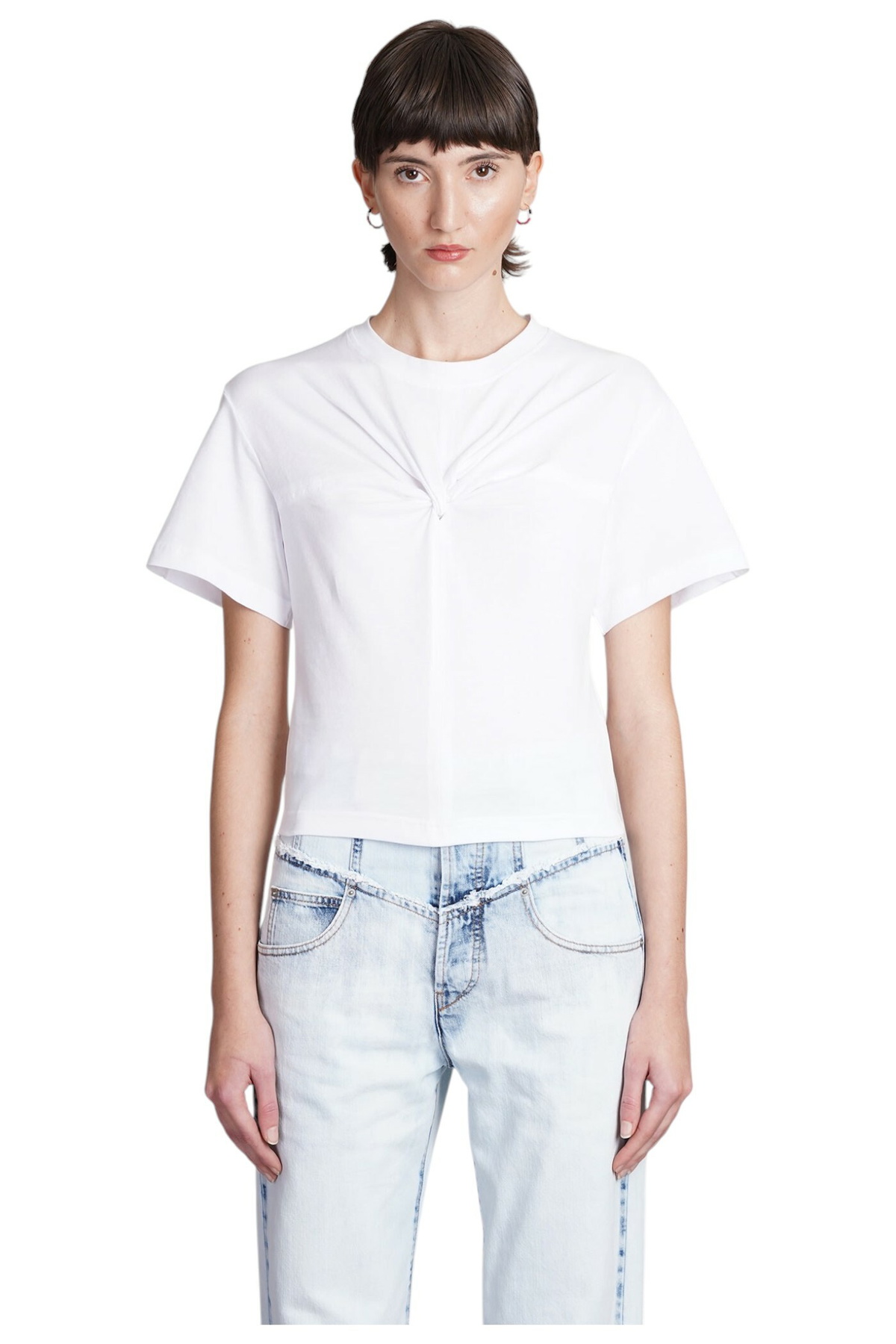 【送料&関税込】Isabel Marant Zola T-shirt In White Modal Isabel Marant Zola T-shirt In White Modal Isabel Marant