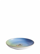 L'OBJET - Lito Green & Blue Porcelain Plate