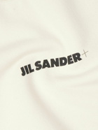 Jil Sander - Logo-Print Cotton-Jersey Sweatshirt - Neutrals