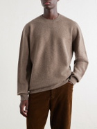 Jil Sander - Cashmere and Wool-Blend Sweater - Brown