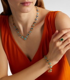 Suzanne Kalan 18kt gold necklace with gemstones