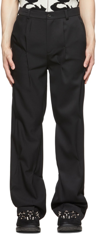 Photo: Kusikohc SSENSE Exclusive Black Virgin Wool Trousers