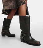 Paris Texas Roxy leather knee-high boots
