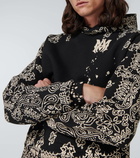 Amiri Bandana cotton jersey hoodie